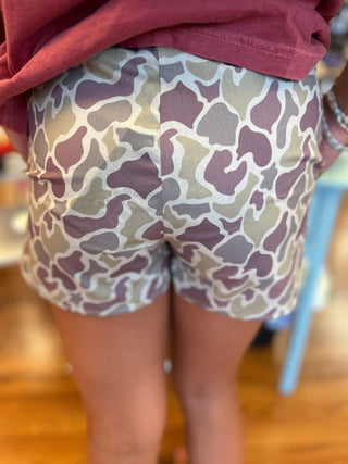 Lulu Mac Girls Light Camo Short - All About Me Boutique