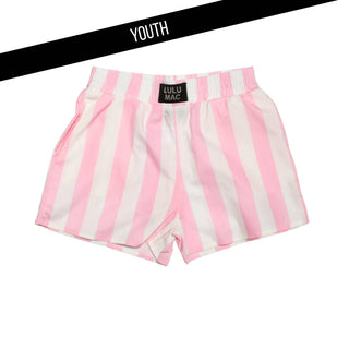 LuLu Mac Girls Light Pink Darby Shorts - All About Me Boutique