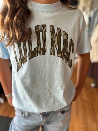LuLu Mac Girls Mossy Oak Bottomland Chambray Comfort Colors Mossy Oak Tee - All About Me Boutique