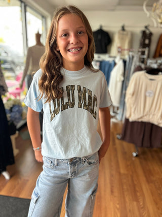 LuLu Mac Girls Mossy Oak Bottomland Chambray Comfort Colors Mossy Oak Tee - All About Me Boutique