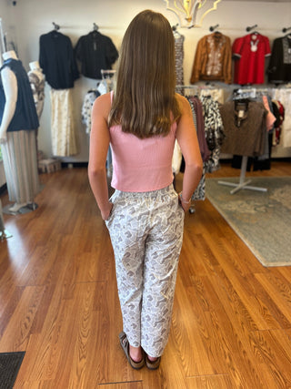 LuLu Mac Girls White Camo Pants - All About Me Boutique