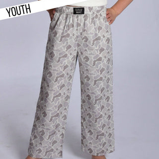 LuLu Mac Girls White Camo Pants - All About Me Boutique