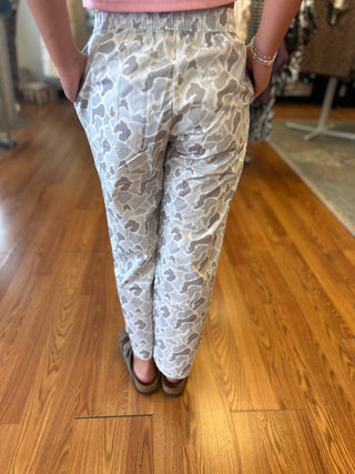 LuLu Mac Girls White Camo Pants - All About Me Boutique