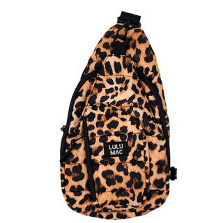 LuLu Mac Leopard Puffer Sling Bag - All About Me Boutique