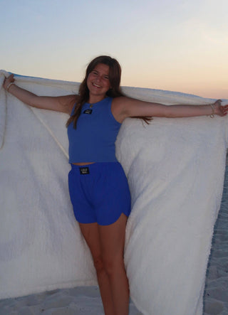 LuLu Mac Sherpa-Lined Throw Blanket - All About Me Boutique