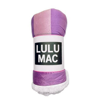 LuLu Mac Sherpa-Lined Throw Blanket - All About Me Boutique