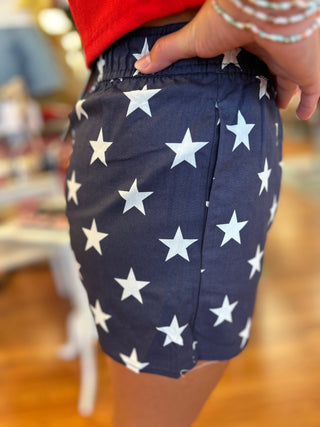Lulu Mac Stars And Stripes Boxer Shorts - All About Me Boutique
