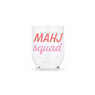 "MAHJ Squad" Mahjong Game Night Acrylic Tumbler – 14oz by Demdaco - All About Me Boutique