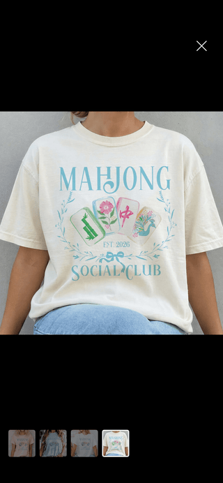 Mahjong Preppy Girls Tee - All About Me Boutique