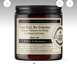 Malicious Women Co Organic Soy Jar Candles - All About Me Boutique
