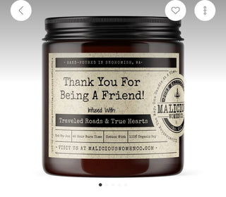 Malicious Women Co Organic Soy Jar Candles - All About Me Boutique