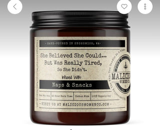 Malicious Women Co Organic Soy Jar Candles - All About Me Boutique
