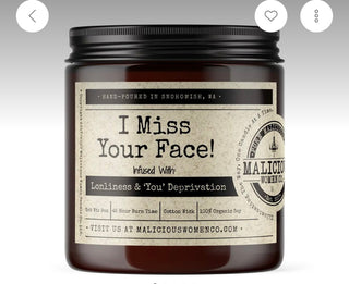 Malicious Women Co Organic Soy Jar Candles - All About Me Boutique