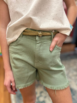 May - 5 Pocket Twill Shorts - All About Me Boutique
