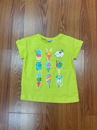 May Girls Citron Popsicle Tee - All About Me Boutique
