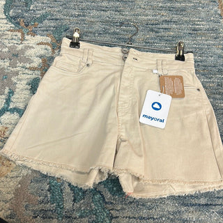 May - Girls Khaki Twill Short (Just Kidding Around) - All About Me Boutique