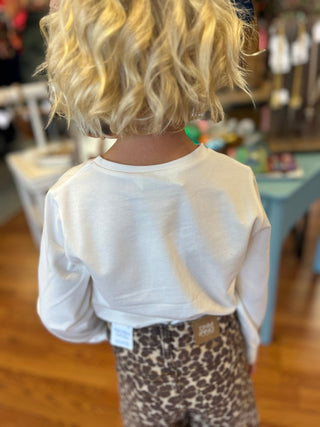 Mayoral Girls’ Doll Graphic Long Sleeve T-Shirt with Oversized Bow - All About Me Boutique