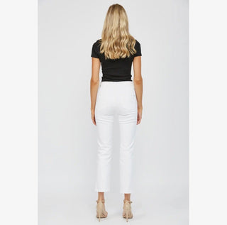 Mica Denim Mid Rise Ankle Straight Jeans - All About Me Boutique
