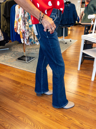 Mica Denim Mid Rise Bootcut Jeans - All About Me Boutique