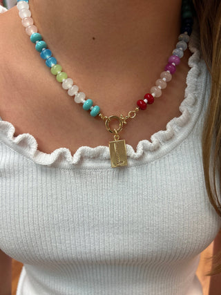 Michelle McDowell Thea Charm Bar Necklace - All About Me Boutique
