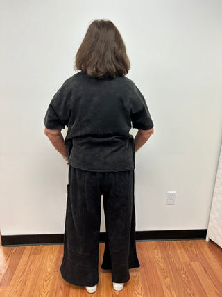 Mineral Wash Boho Cargo Pants by Pixie + Ivy - All About Me Boutique