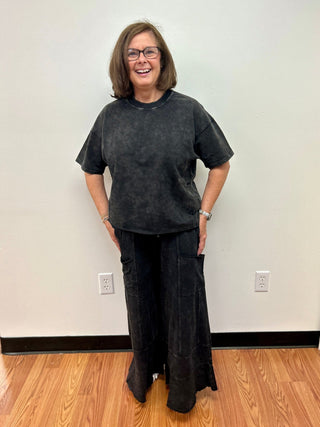 Mineral Wash Top by Pixie + Ivy - All About Me Boutique