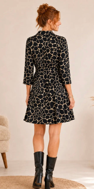 Mlle Gabrielle Linique Animal Print Dress - All About Me Boutique