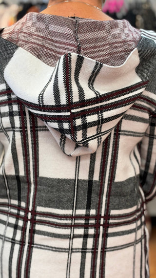 Monacco Lane Hooded Cardigan - All About Me Boutique