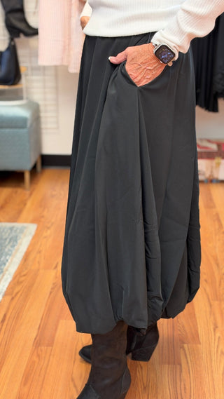MSK Midi Bubble Skirt - All About Me Boutique