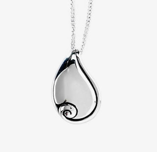 No Tears In Heaven Necklace with 18” Silver Plated Chain - All About Me Boutique