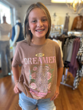 Paper Flower Girls Daydreamer Distressed Graphic Tee - All About Me Boutique