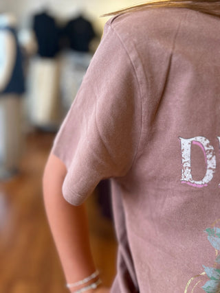 Paper Flower Girls Daydreamer Distressed Graphic Tee - All About Me Boutique