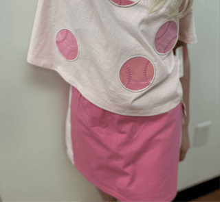 PF - Tennis Skort with Ruffle Back - All About Me Boutique