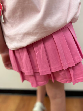 PF - Tennis Skort with Ruffle Back - All About Me Boutique