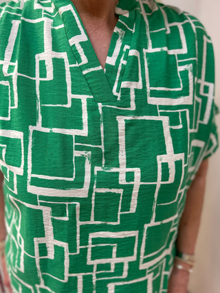 Pixie + Ivy Printed Juno Top - All About Me Boutique