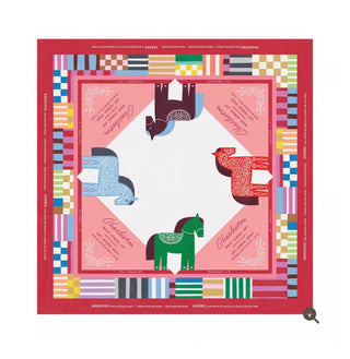 Retro Horse & Patchwork Mahjong Game Mat by Demdaco - All About Me Boutique