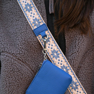 Save The Girls Clip & Go Strap w/RFID Pouch Starburst Pattern - All About Me Boutique