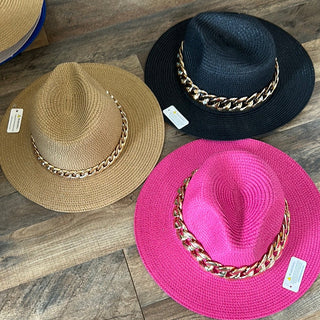 Straw Beach Hat - All About Me Boutique