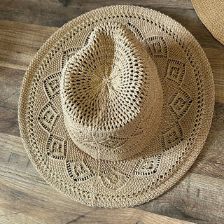 Straw Beach Hat - All About Me Boutique