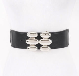 Stretch Belt with Metal Buckle - All About Me Boutique