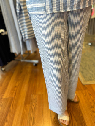 Striped Wide Leg Pants - All About Me Boutique