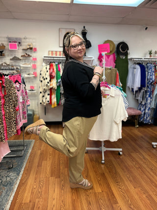 Ultimate Fit Curvy Chino Pant by Zac & Rachel - All About Me Boutique