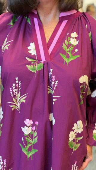 Umgee Floral Tunic Dress - All About Me Boutique