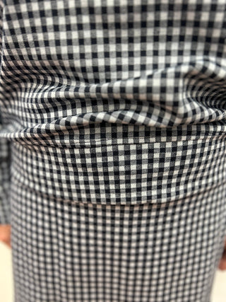 Umgee Gingham Half Zip Pullover - All About Me Boutique