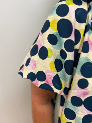 Umgee Polka Dot Print Tunic Dress - All About Me Boutique