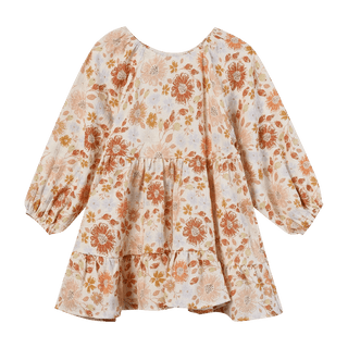 Vignette Emery Girls Fall Floral Dress - All About Me Boutique