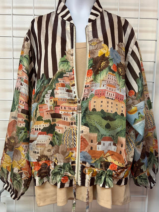 Yolly Italy Bomber Jacket - All About Me Boutique