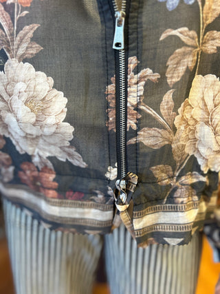 Yolly-Italy Semi Sheer Bomber Jacket - All About Me Boutique