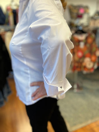 Zac & Rachel Studded Poplin Button Down Top - All About Me Boutique