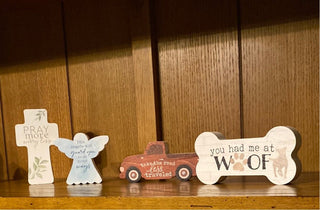 PGD - Small Shaped Table Sitters Gina B’s) - All About Me Boutique